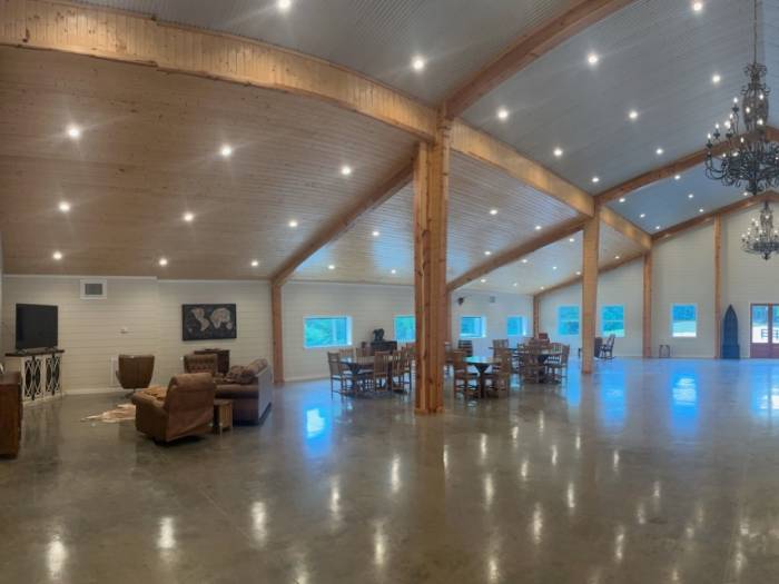 [Now Featuring Beautiful Custom Chandeliers at Beulah Land Sporting and Wedding Venue!]