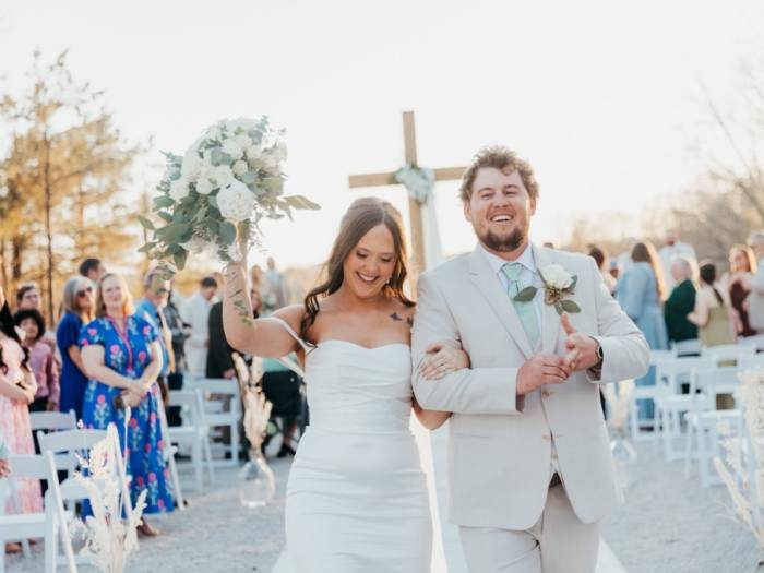 [Congratulations, Mr. and Mrs. Bankston!]