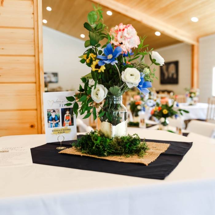 Beautiful Wedding Reception for Mycala and Hayden