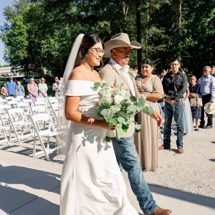 Beautiful Outdoor Cross Wedding