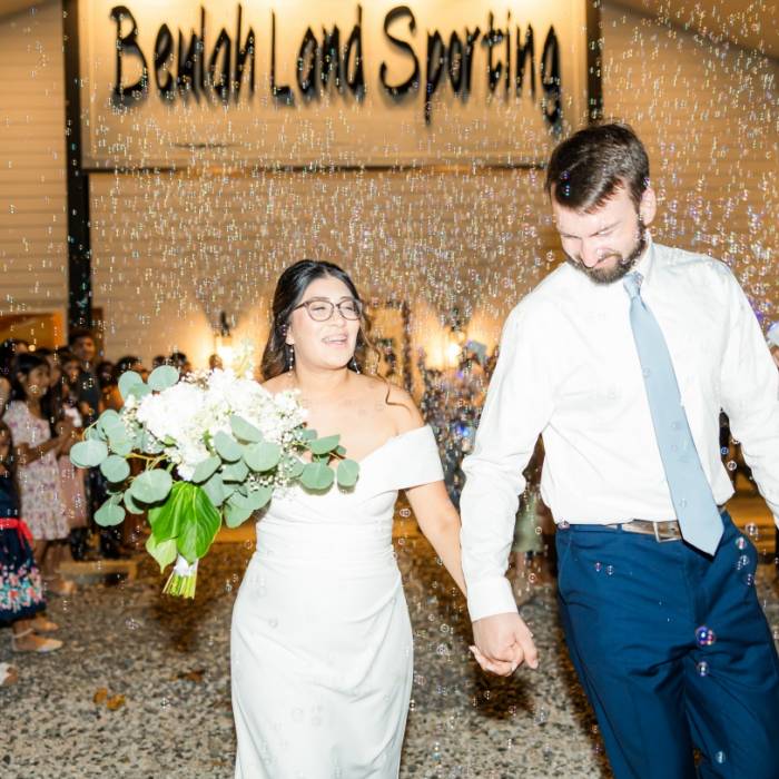 Beautiful Outdoor Cross Wedding